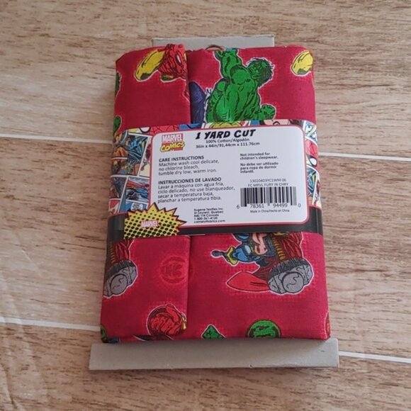 BNIP Marvel Comics 1 yard cut craft fabric brand new - Picture 4 of 5